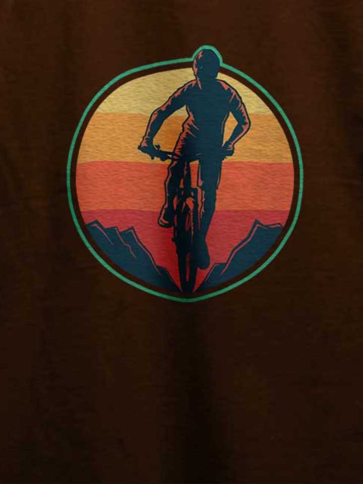 biker-sunset-mountain-t-shirt braun 4