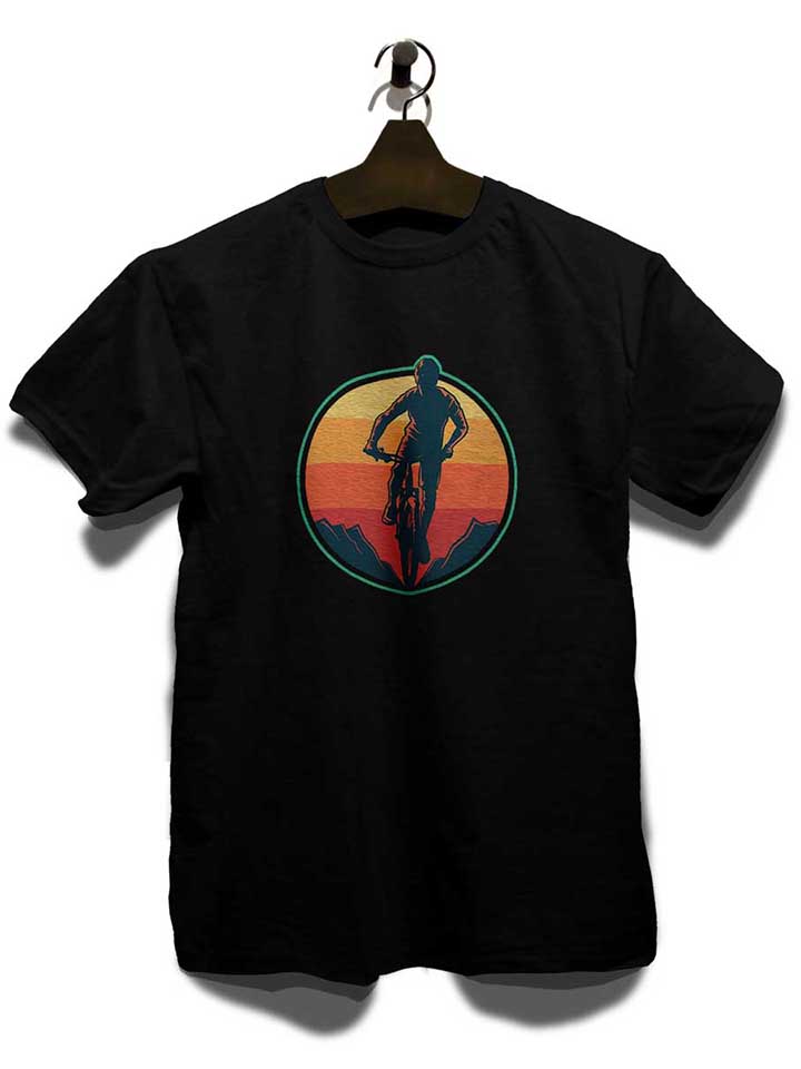 biker-sunset-mountain-t-shirt schwarz 3