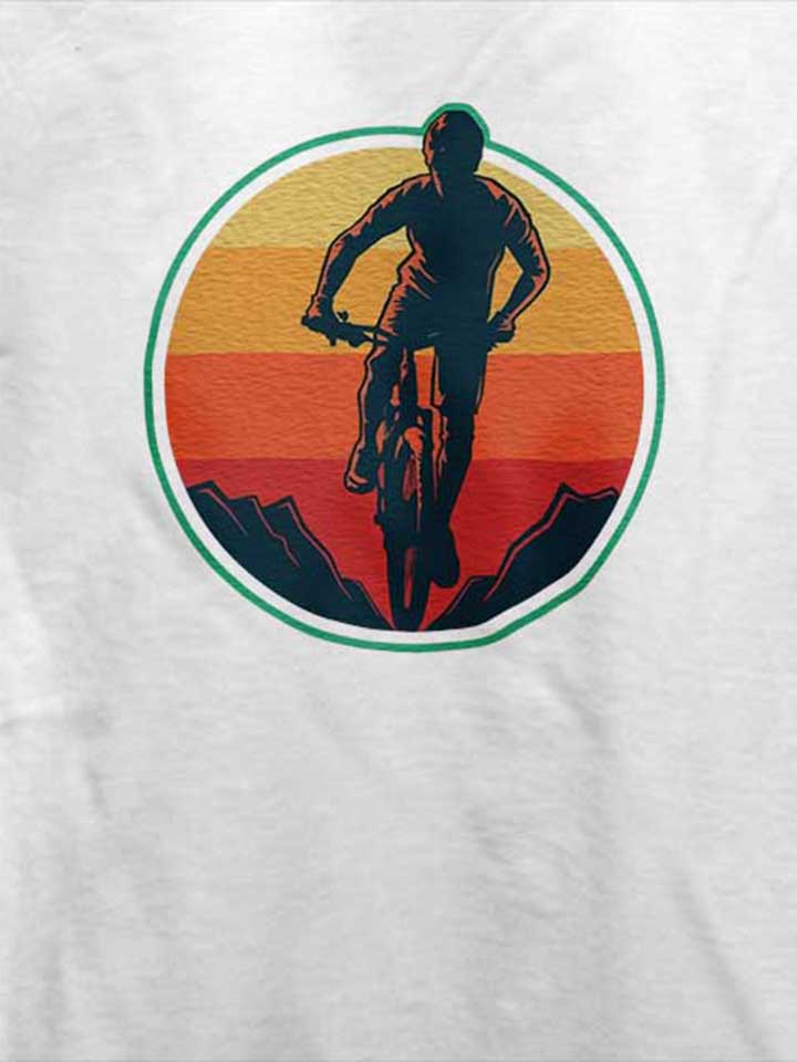 biker-sunset-mountain-t-shirt weiss 4