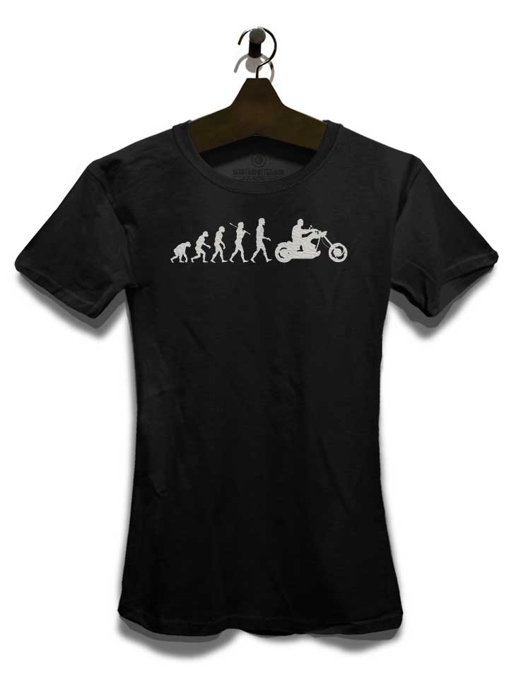 biker-damen-t-shirt schwarz 3