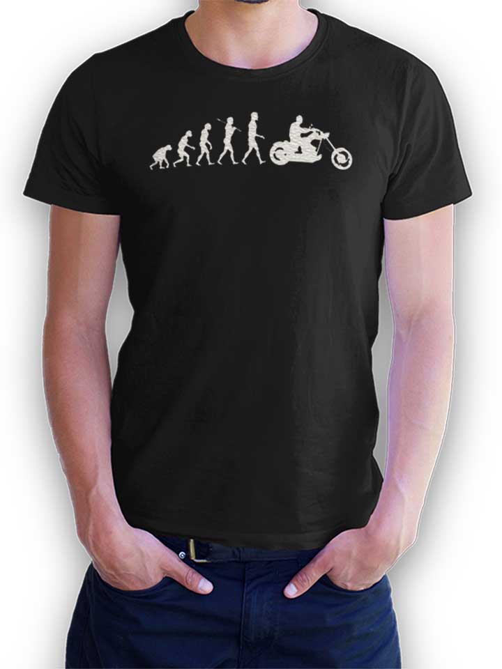 biker-t-shirt schwarz 1