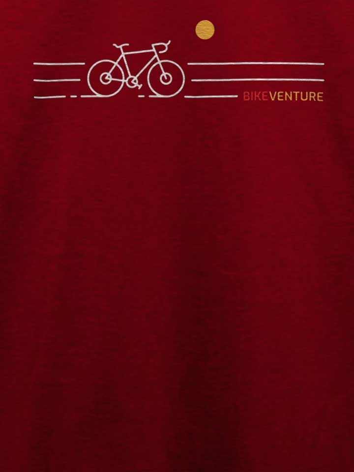 bikeventure-t-shirt bordeaux 4