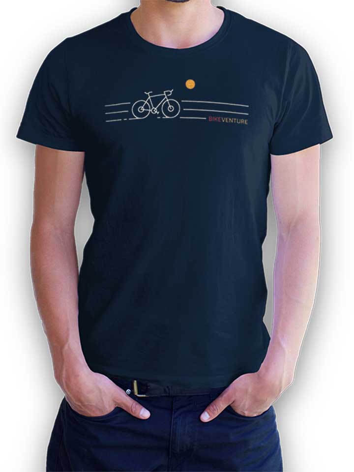 Bikeventure T-Shirt bleu-marine L
