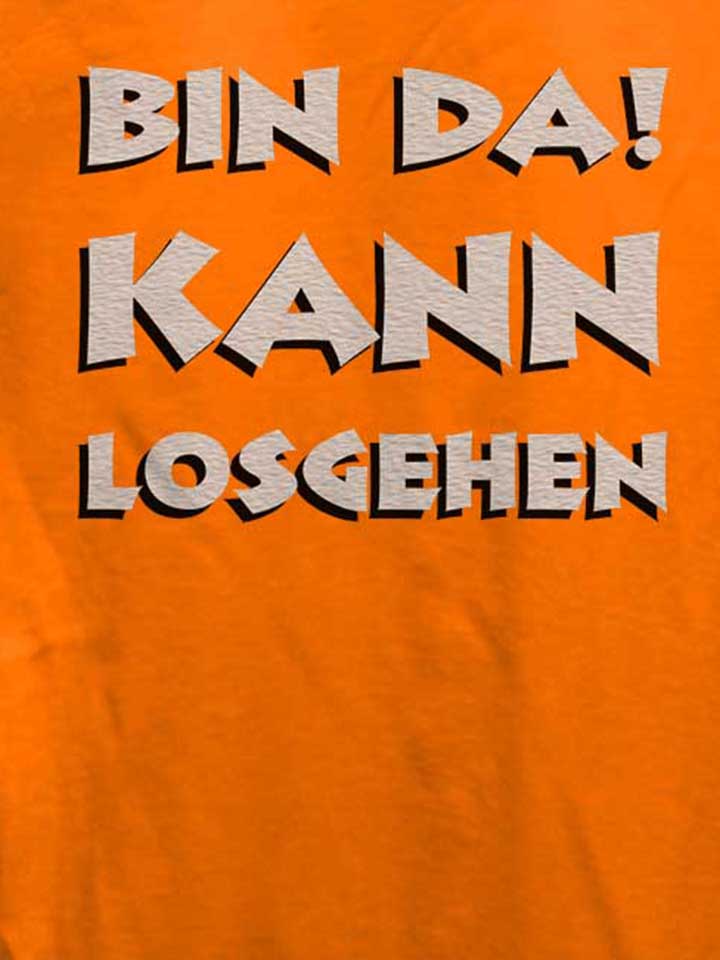 bin-da-kann-losgehen-damen-t-shirt orange 4