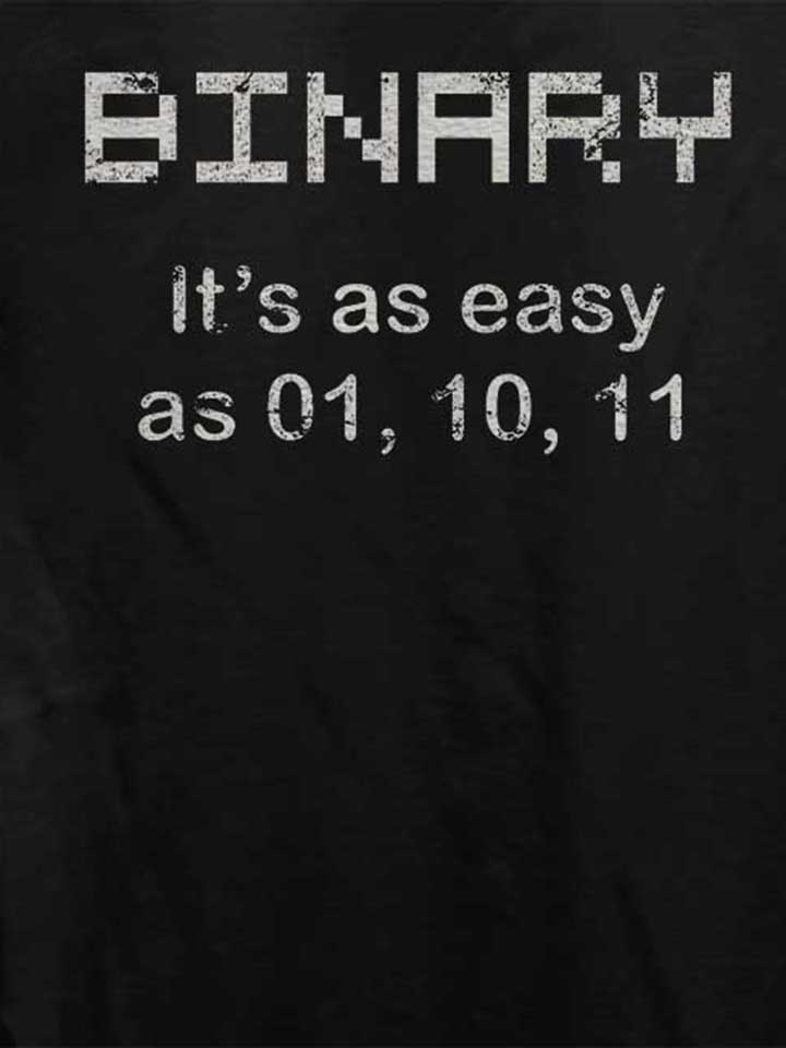 binary-its-easy-as-01-10-11-vintage-damen-t-shirt schwarz 4