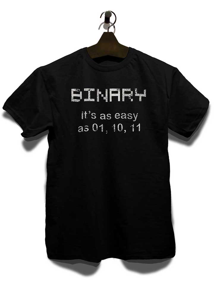 binary-its-easy-as-01-10-11-vintage-t-shirt schwarz 3