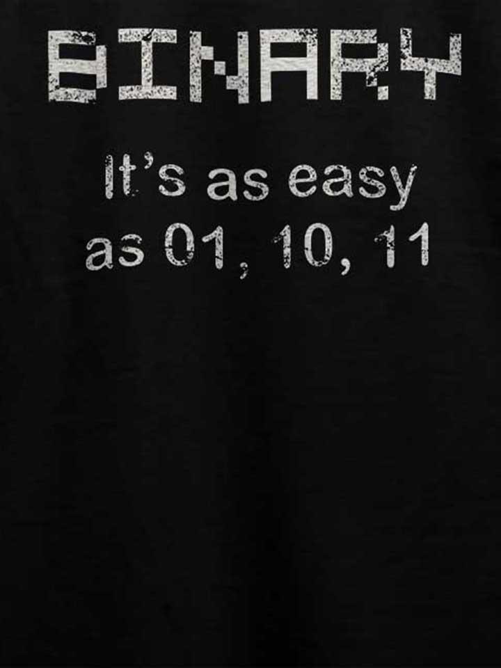 binary-its-easy-as-01-10-11-vintage-t-shirt schwarz 4