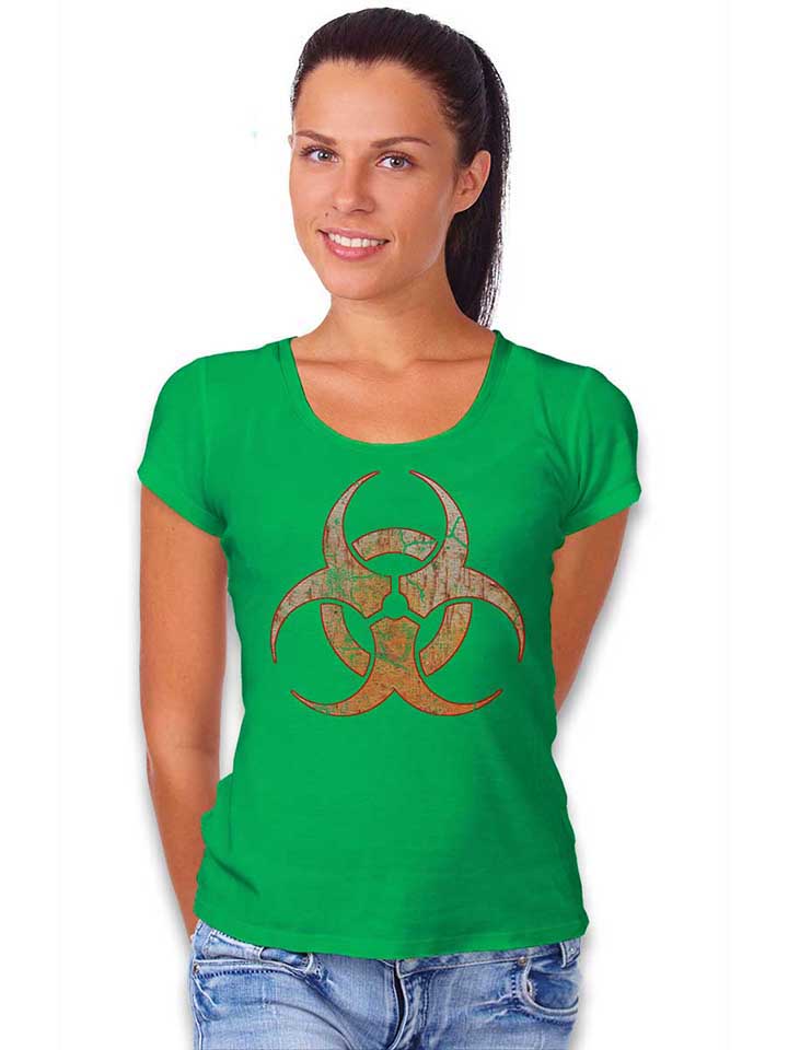 biohazard-vintage-damen-t-shirt gruen 2