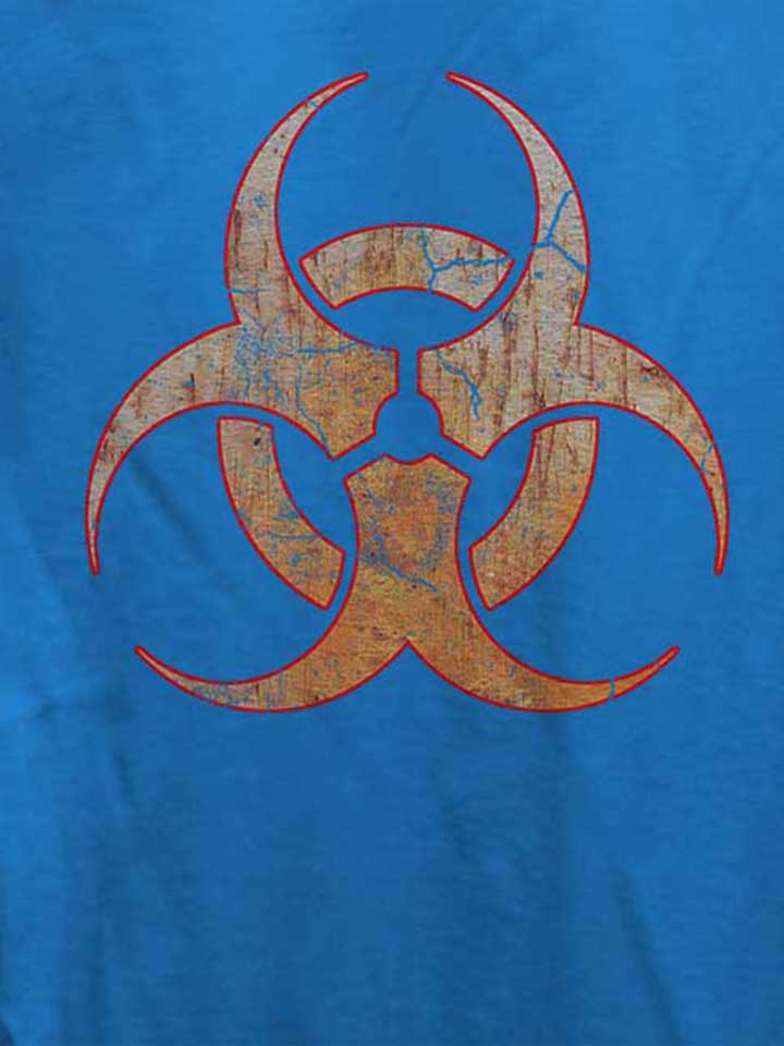 biohazard-vintage-damen-t-shirt royal 4