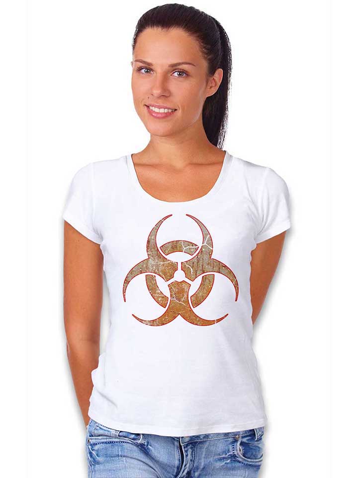 biohazard-vintage-damen-t-shirt weiss 2