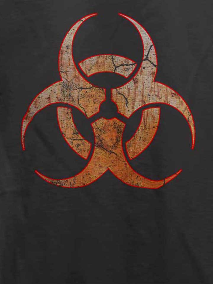 biohazard-vintage-t-shirt dunkelgrau 4
