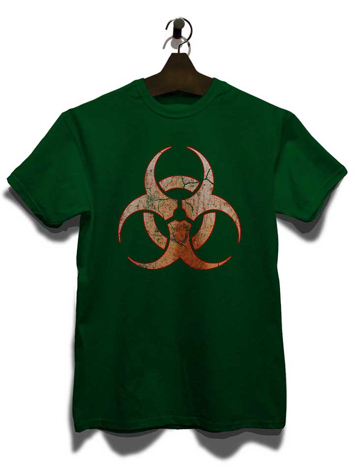 biohazard-vintage-t-shirt dunkelgruen 3