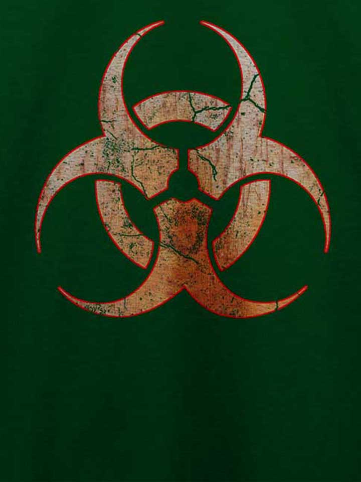 biohazard-vintage-t-shirt dunkelgruen 4