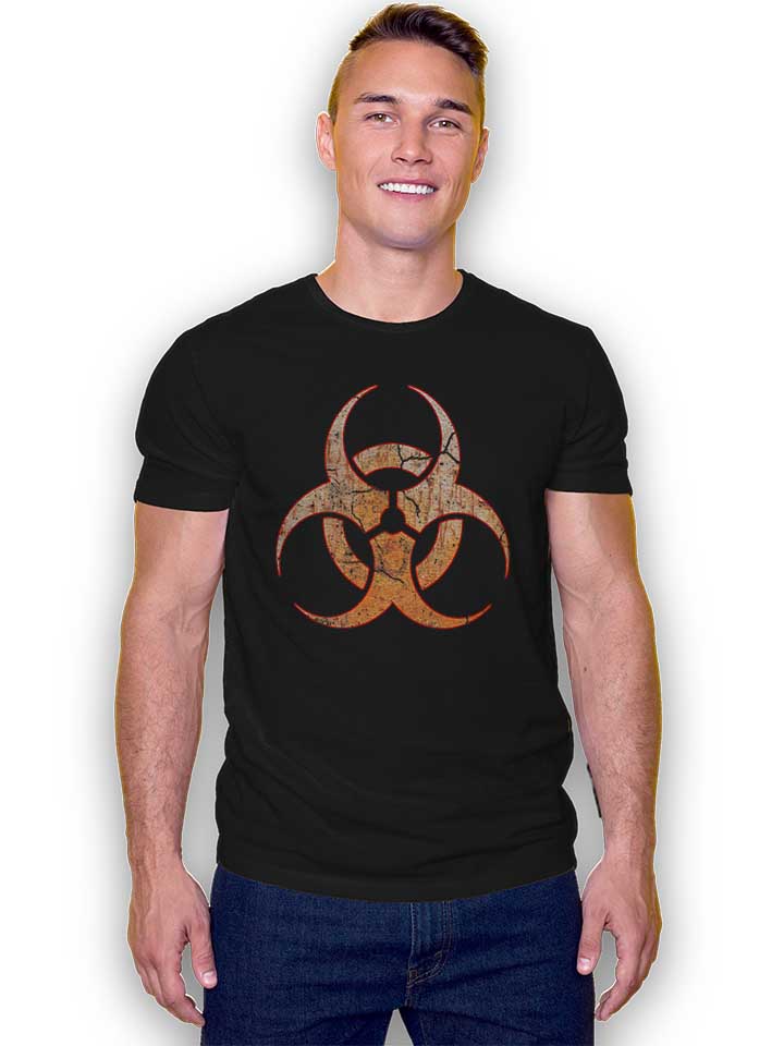 biohazard-vintage-t-shirt schwarz 2