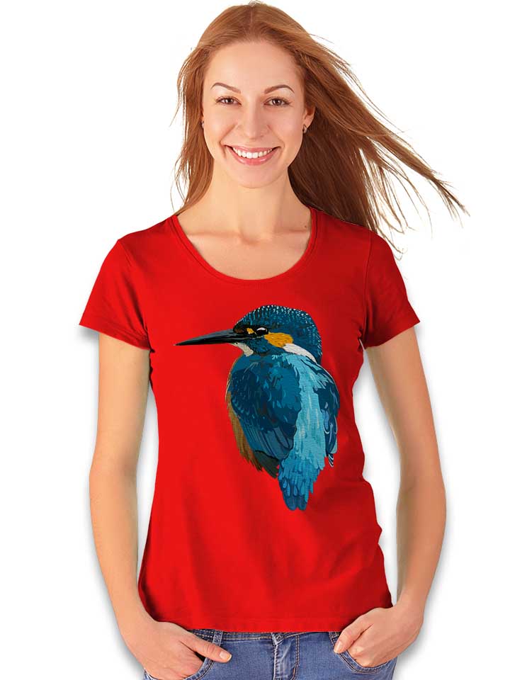 bird-damen-t-shirt rot 2