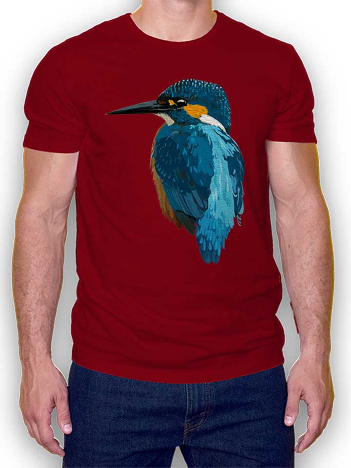 Bird T-Shirt bordeaux L