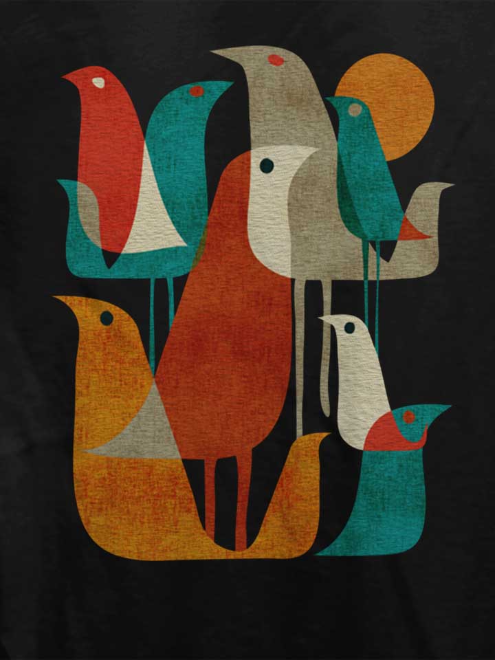 birds-art-damen-t-shirt schwarz 4