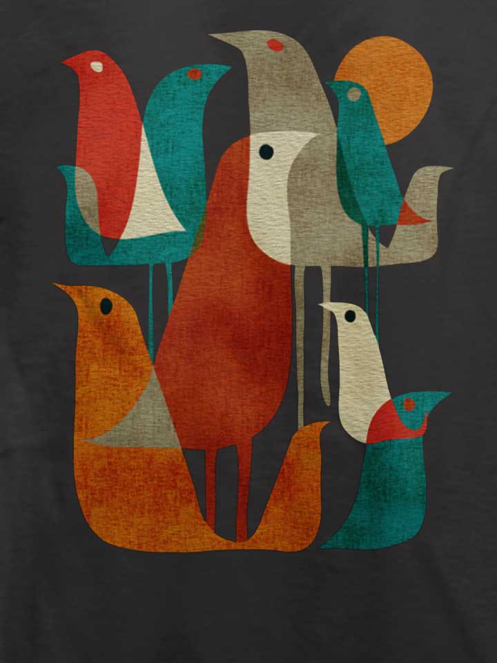 birds-art-t-shirt dunkelgrau 4
