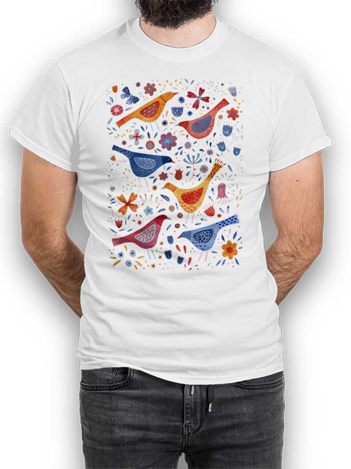birds-in-a-dark-garden-t-shirt weiss 1