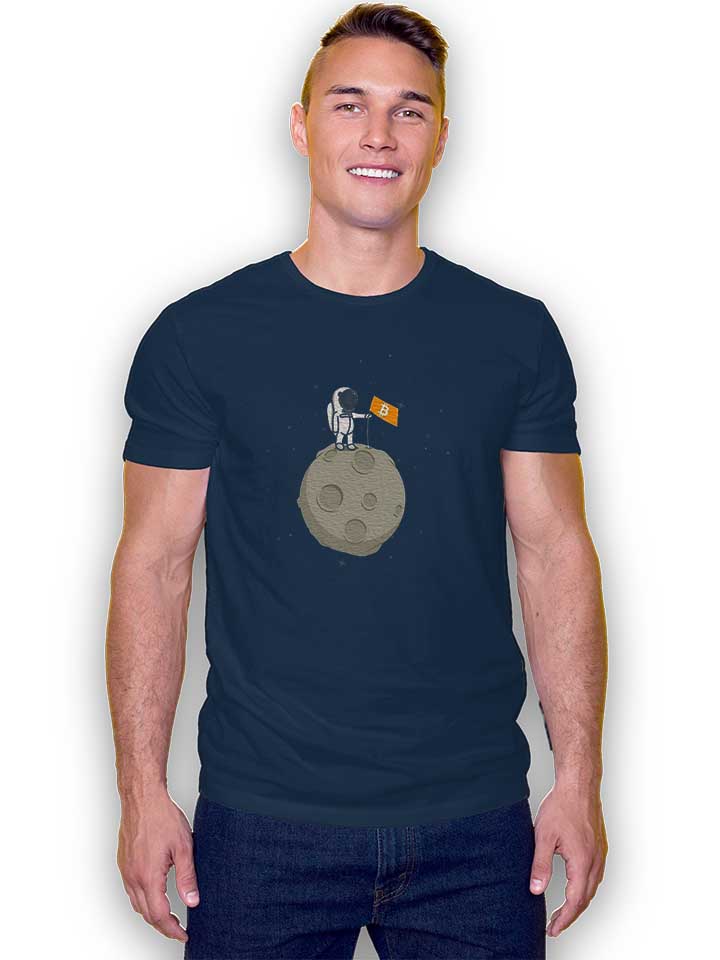 bitcoin-moon-t-shirt dunkelblau 2