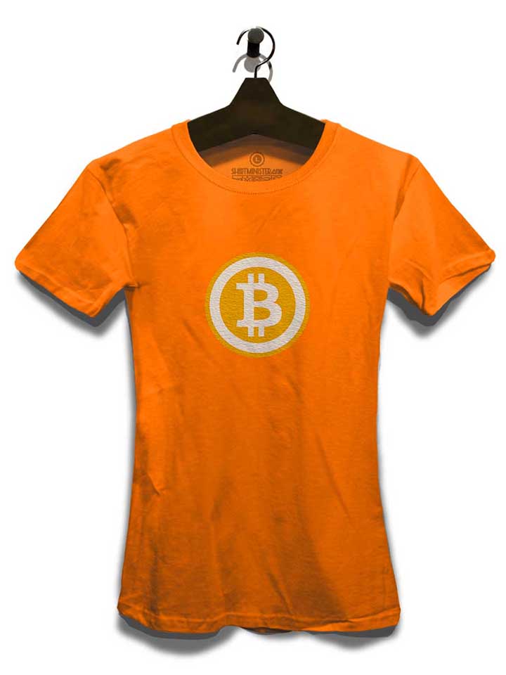 bitcoin-damen-t-shirt orange 3