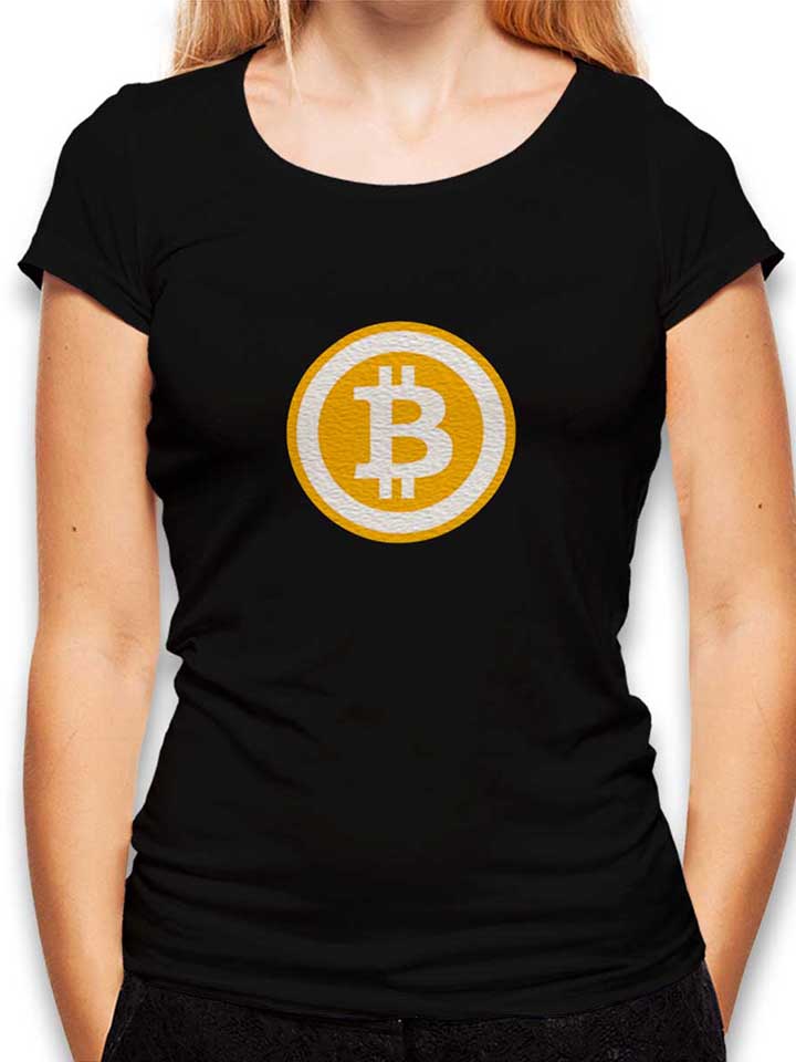 Bitcoin T-Shirt Femme noir L