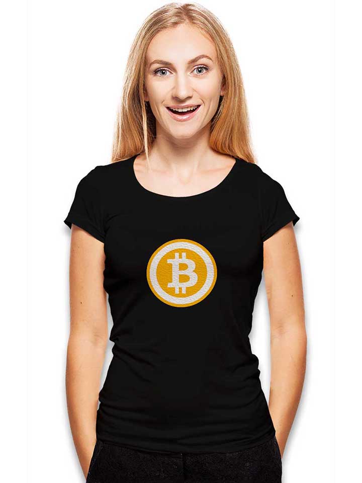 bitcoin-damen-t-shirt schwarz 2