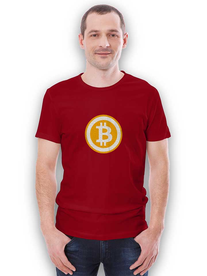 bitcoin-t-shirt bordeaux 2