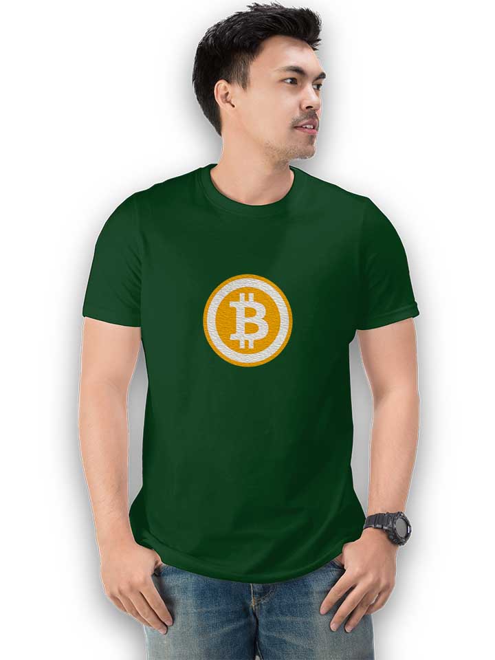bitcoin-t-shirt dunkelgruen 2