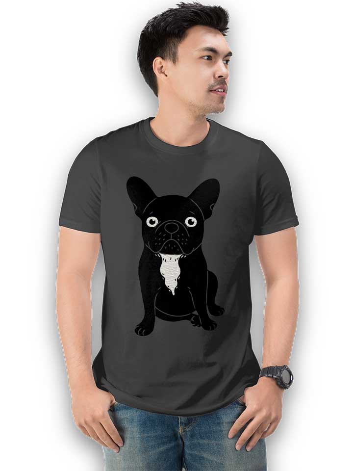 black-pug-t-shirt dunkelgrau 2