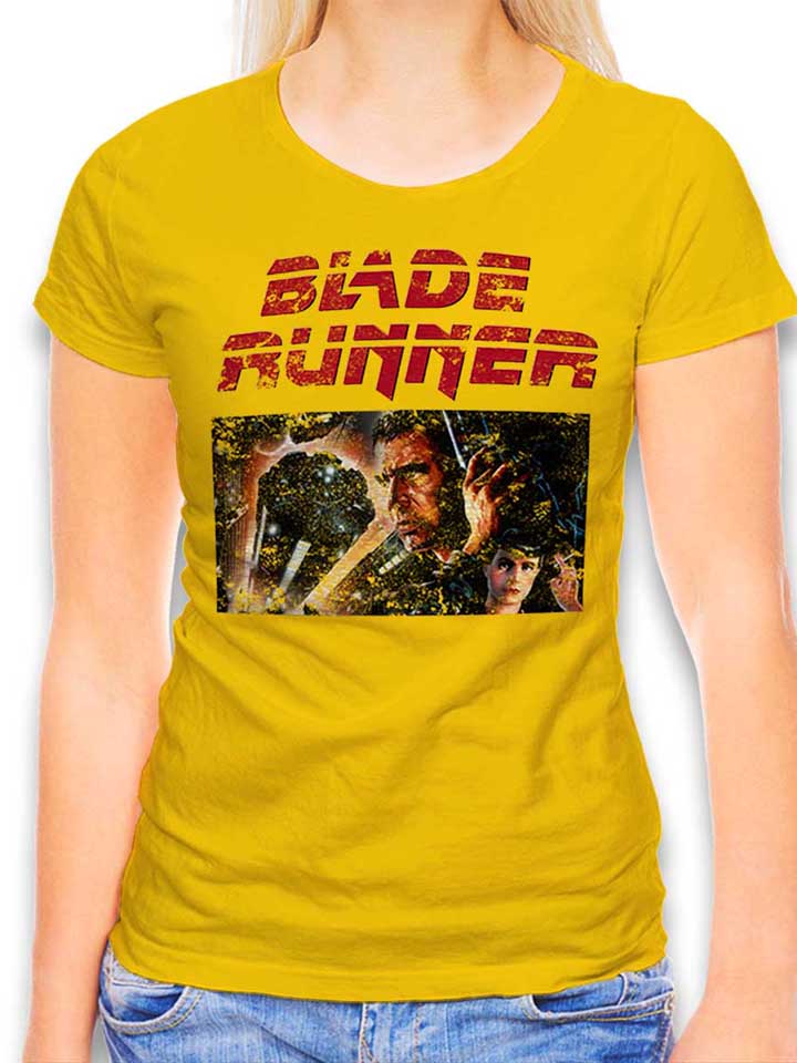 Bladerunner Vintage Camiseta Mujer amarillo L