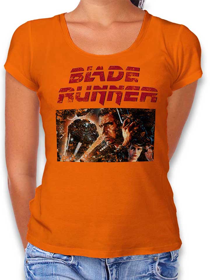 Bladerunner Vintage Damen T-Shirt orange L