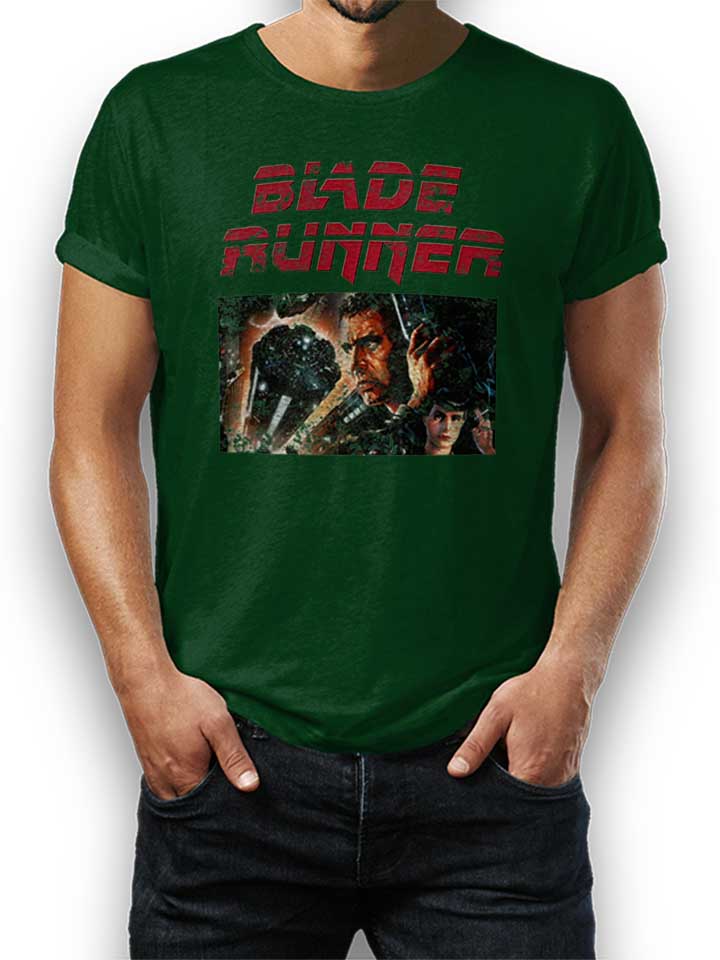bladerunner-vintage-t-shirt dunkelgruen 1