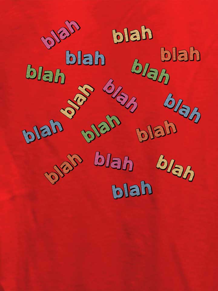 blah-blah-damen-t-shirt rot 4