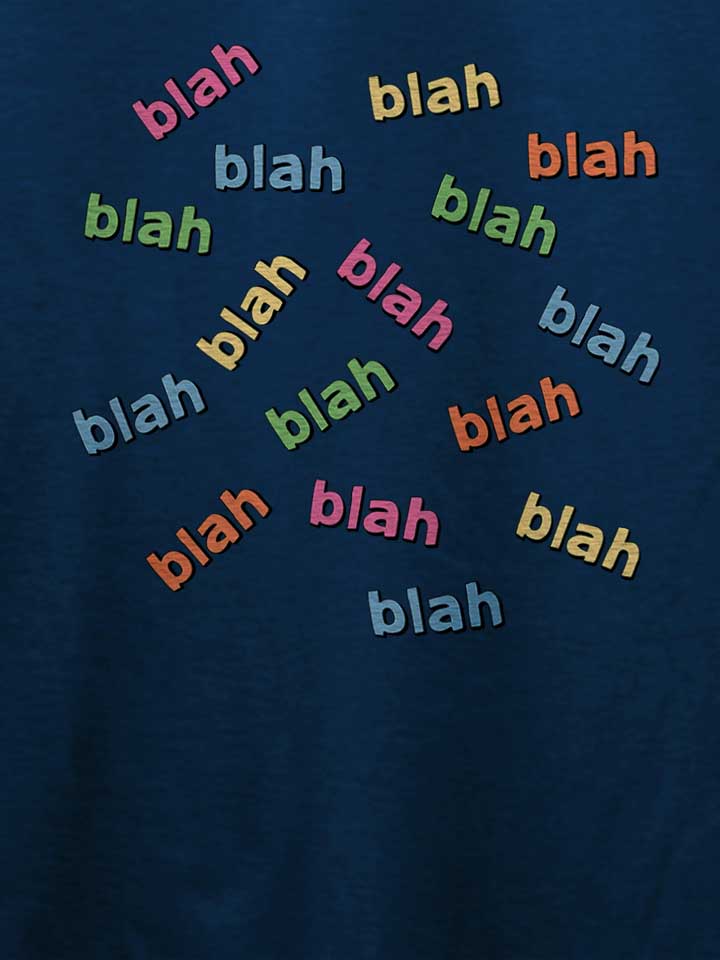 blah-blah-t-shirt dunkelblau 4