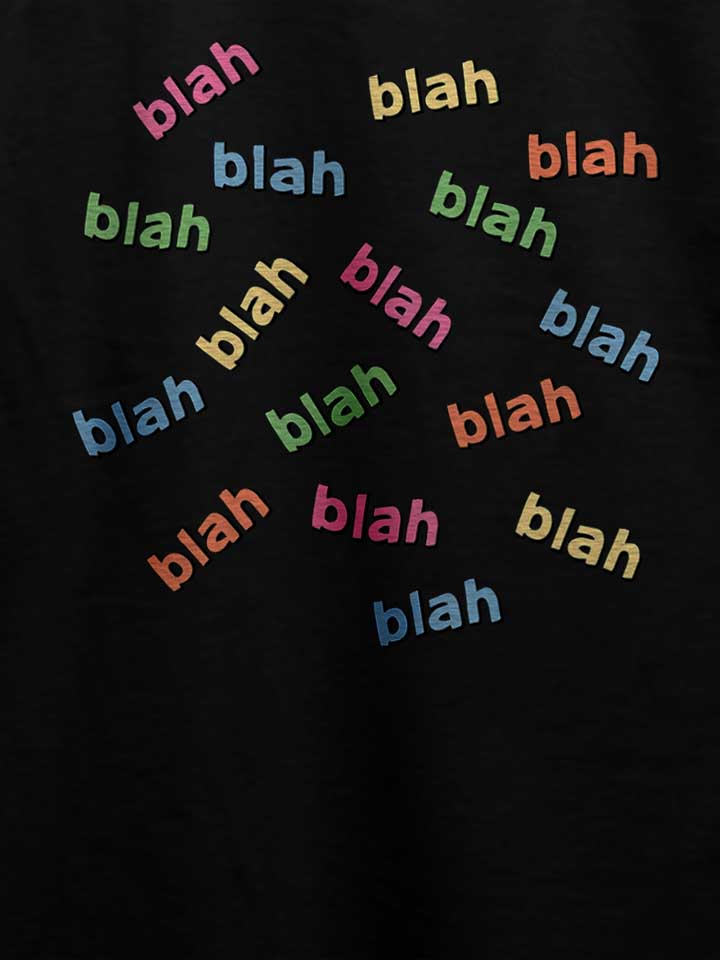blah-blah-t-shirt schwarz 4