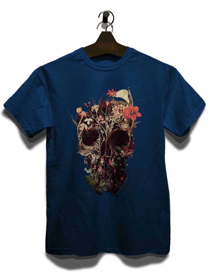 bloom-skull-t-shirt dunkelblau 3