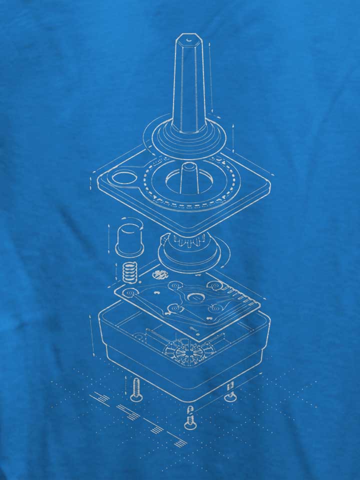 blue-print-joystick-damen-t-shirt royal 4