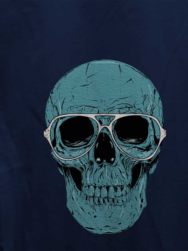 blue-skull-damen-t-shirt dunkelblau 4