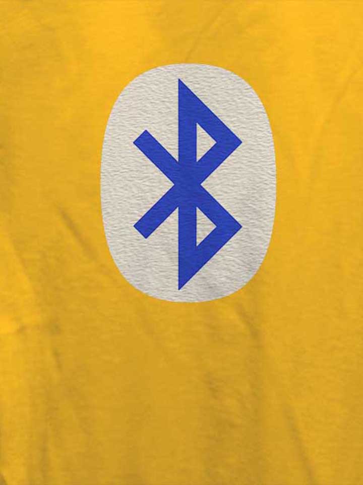 bluetooth-logo-damen-t-shirt gelb 4