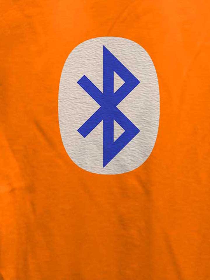 bluetooth-logo-damen-t-shirt orange 4