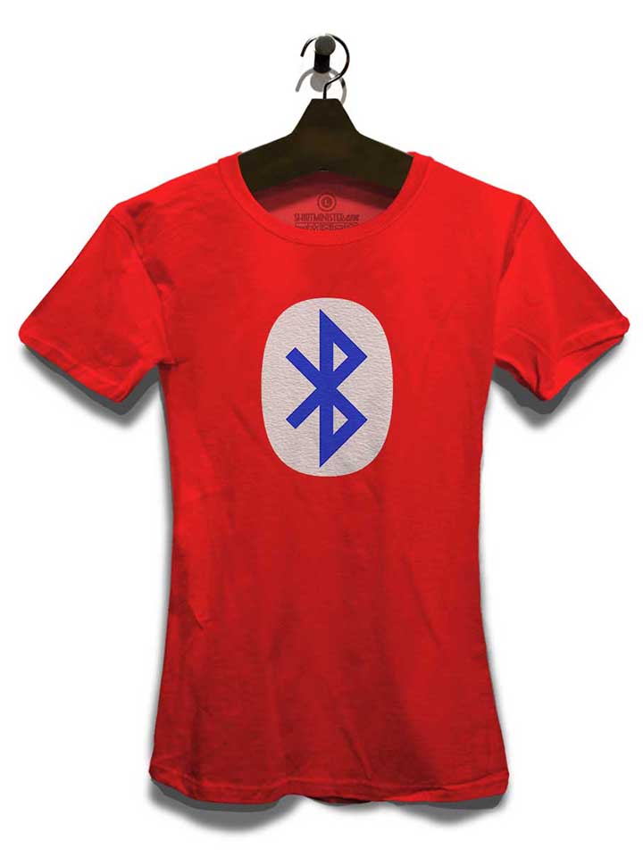 bluetooth-logo-damen-t-shirt rot 3