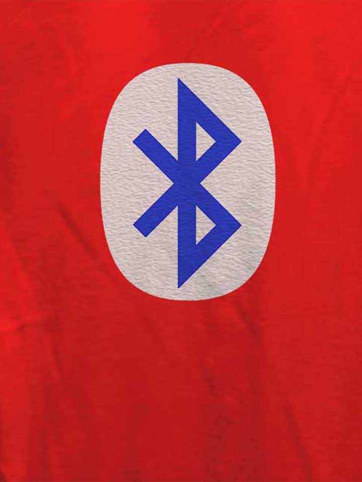 bluetooth-logo-damen-t-shirt rot 4