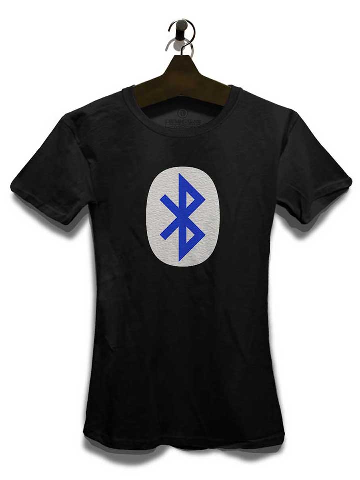 bluetooth-logo-damen-t-shirt schwarz 3