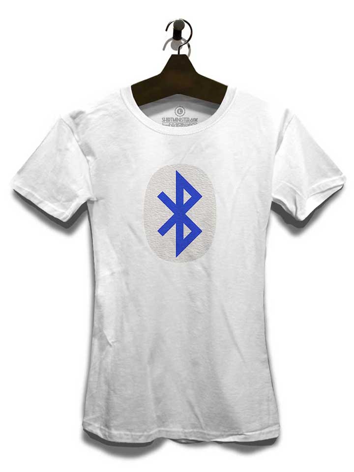 bluetooth-logo-damen-t-shirt weiss 3