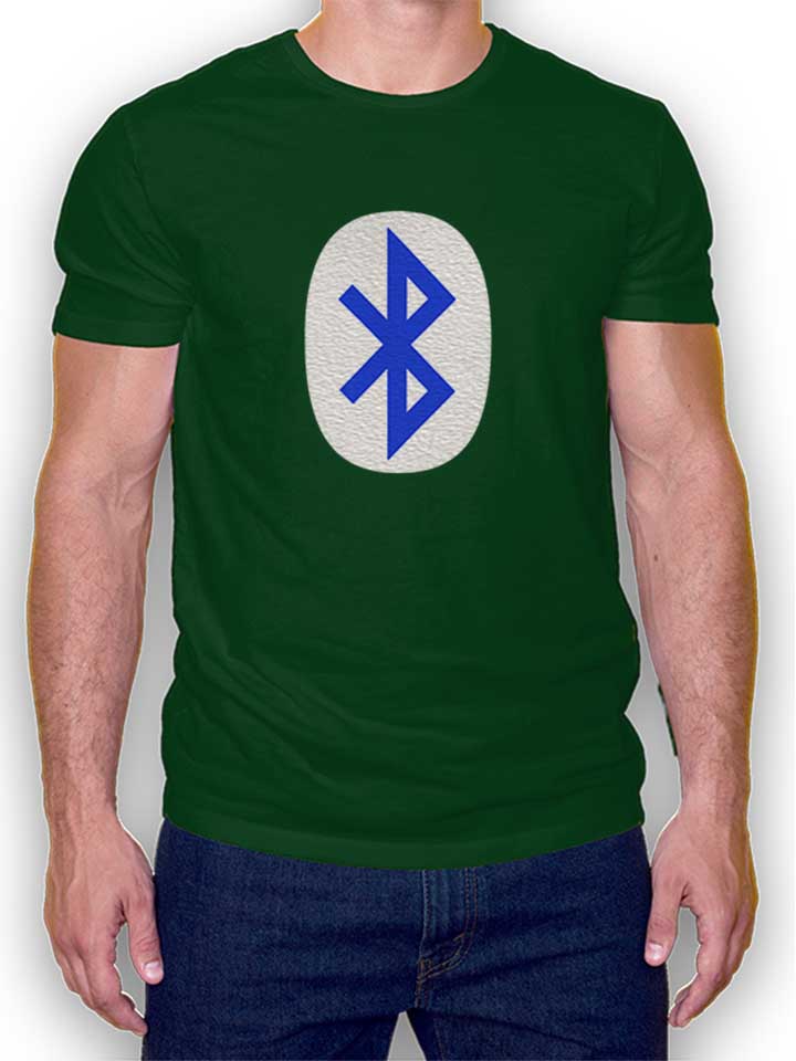 bluetooth-logo-t-shirt dunkelgruen 1