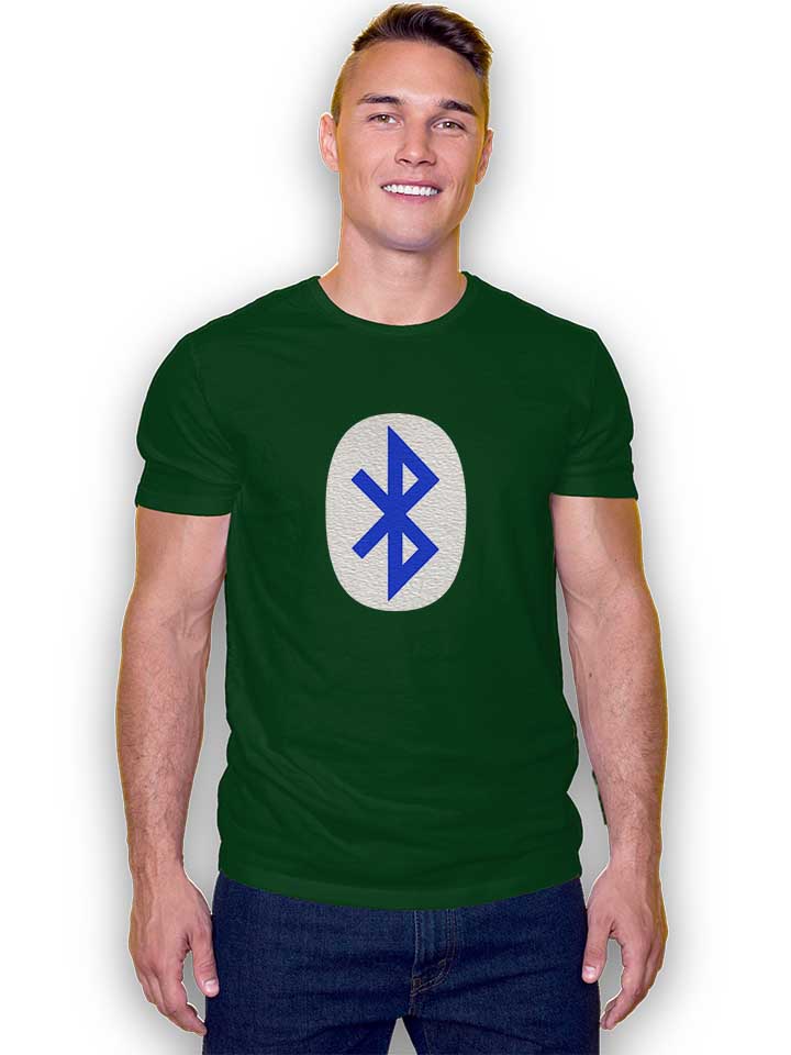 bluetooth-logo-t-shirt dunkelgruen 2