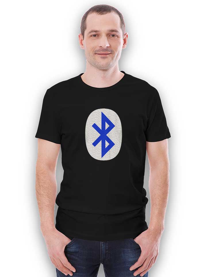 bluetooth-logo-t-shirt schwarz 2