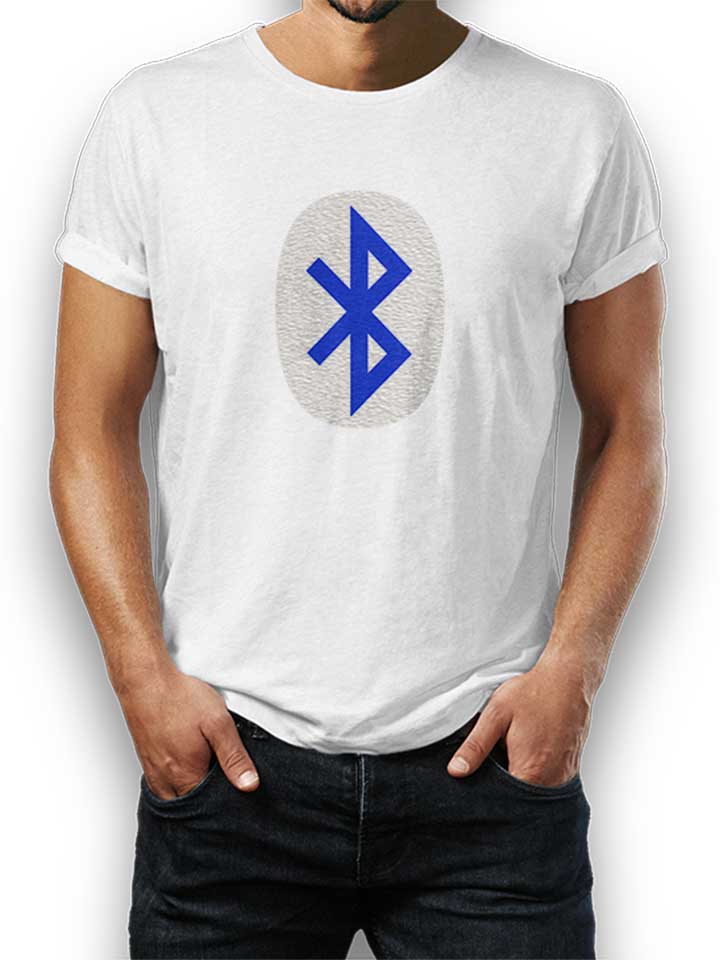 bluetooth-logo-t-shirt weiss 1