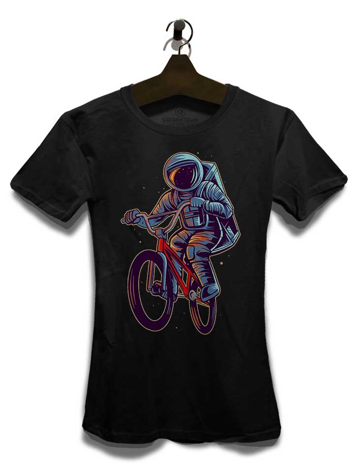 bmx-astronaut-damen-t-shirt schwarz 3